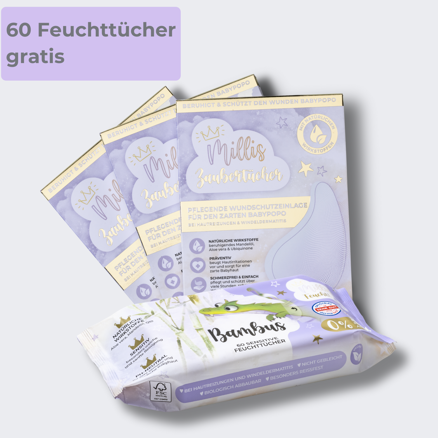 Millis Baby Magic Wipes Wound Protection Pads » Online Shop